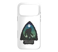 Custodia per iPhone 17 Pro Max Bigfoot Arrowhead Sasquatch Scopri la grafica del cielo notturno