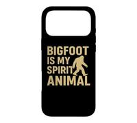 Custodia per iPhone 17 Pro Max Bigfoot Is My Spirit Animal Funny Sasquatch Retro Design