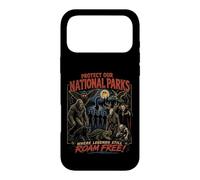 Custodia per iPhone 17 Pro Max Bigfoot Mothman protegge le leggende criptiche dei nostri parchi nazionali