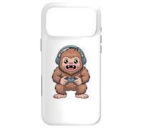 Custodia per iPhone 17 Pro Max Bigfoot Playing Video Game Sasquatch Video Gamers