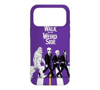 Custodia per iPhone 17 Pro Max Bigfoot - Scheletro alieno che attraversa la strada Strano Halloween