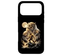 Custodia per iPhone 17 Pro Max Bigfoot Ululando alla Luna Meme Sasquatch