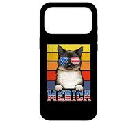 Custodia per iPhone 17 Pro Max Birman Cat 4th Of July Merica American Mericat Cats Lovers