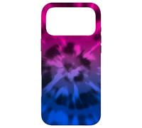 Custodia per iPhone 17 Pro Max Bisessuale Tie Dye Boho Bi Pride Bandiera Colori Rosa Viola