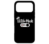 Custodia per iPhone 17 Pro Max Bitch Mode On Off Sign,Im the Boss Mode Funny Sayings Bitchy