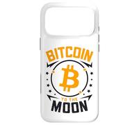 Custodia per iPhone 17 Pro Max Bitcoin Alla Luna Divertente Crypto