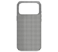 Custodia per iPhone 17 Pro Max Black and White Gingham Case - Classic Buffalo Check Pattern