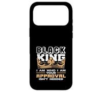 Custodia per iPhone 17 Pro Max Black King Crown Io sono chi sono Black History Month