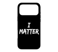 Custodia per iPhone 17 Pro Max Black Lives Human Rights Quote Civil Protest I Matter