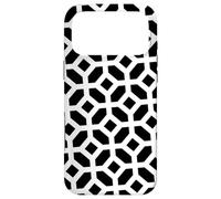 Custodia per iPhone 17 Pro Max Black-White Art Deco Ornament Decoration Pattern