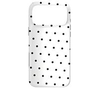 Custodia per iPhone 17 Pro Max Black-White Dots Simplistic Polka Dots Spotty Dotty Pattern