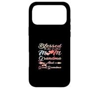 Custodia per iPhone 17 Pro Max Blessed To Be Called Mom Grandma and Great Grandma