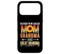 Custodia per iPhone 17 Pro Max Blessed To Be Called Mom Grandma Great Grandma Mother's Day