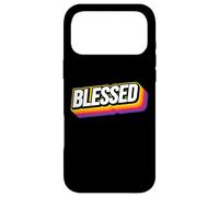 Custodia per iPhone 17 Pro Max Blessed Vintage 70s Retro Christian Encouragement