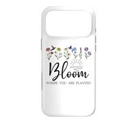 Custodia per iPhone 17 Pro Max Bloom Where You Are Planted Bible Verse Bloom God Plants You