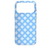 Custodia per iPhone 17 Pro Max Blue Bubble Dew Drop Cube Rounded Square Airiness Pattern