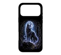 Custodia per iPhone 17 Pro Max Blue Moon Wolf Mistico Foresta Fantasia Gotica Grafica