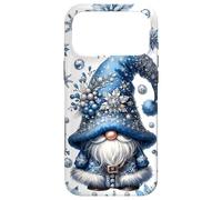 Custodia per iPhone 17 Pro Max Blue Winter Gnome For Mom Cute Aesthetic Snowflake Patterns