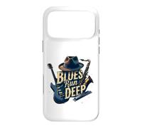 Custodia per iPhone 17 Pro Max Blues Run Deep Musician's Vintage