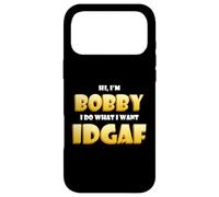 Custodia per iPhone 17 Pro Max Bobby Costume IDGAF Funny Meme Halloween Bob Costume Bobbys