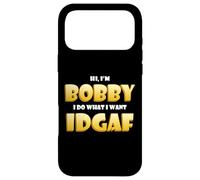 Custodia per iPhone 17 Pro Max Bobby Costume IDGAF Funny Meme Halloween Costume For Bobbys