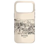 Custodia per iPhone 17 Pro Max Boise, idaho, vendemmia, orizzonte, disegno