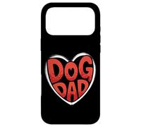 Custodia per iPhone 17 Pro Max Bold Dog Dad Heart Graphic For Proud Pet Loving Men