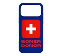 Custodia per iPhone 17 Pro Max Boner Donor Life Guard Cross Saving vite con umorismo