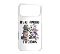Custodia per iPhone 17 Pro Max Book Dragon It's Not Hoarding if It's Books Sign Bookish