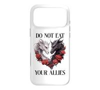 Custodia per iPhone 17 Pro Max Bookish Dragons We Do Not Eat Allies Book Dragon Drk Romance