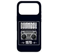 Custodia per iPhone 17 Pro Max Boombox - Lettore CD con audiocassetta, radio AM FM 1970