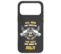 Custodia per iPhone 17 Pro Max Born in July All Men Equal Best Are Born In July Birthday