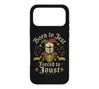 Custodia per iPhone 17 Pro Max Born To Jest Costretto A Giostra Medievale Cavaliere Umorismo