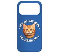 Custodia per iPhone 17 Pro Max Boys Girls Not My Day Brain Cell Orange Tabby Cat Mom Lover