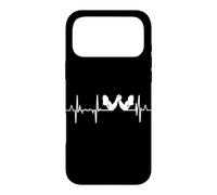 Custodia per iPhone 17 Pro Max Braccio di ferro Battito cardiaco Cardiogramma