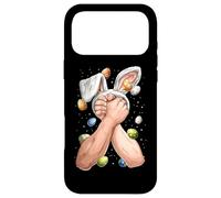 Custodia per iPhone 17 Pro Max Braccio Wrestling Braccio Wrestler Pasqua Coniglio Uova Orecchie Coniglio