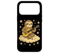 Custodia per iPhone 17 Pro Max Bradipo che suona la chitarra Cloud Star Art
