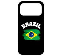 Custodia per iPhone 17 Pro Max Brazil National Flag Country Pride Roots Vintage Gift
