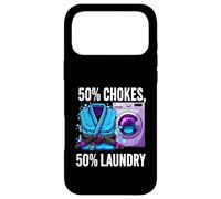 Custodia per iPhone 17 Pro Max Brazilian Jiu Jitsu 50% Chokes 50% Laundry BJJ