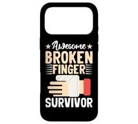 Custodia per iPhone 17 Pro Max Broken Bones: fantastico sopravvissuto a dita rotte