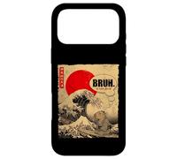 Custodia per iPhone 17 Pro Max BRUH Great Wave Kanagawa Vintage giapponese surf Capybara