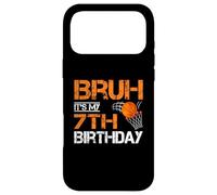 Custodia per iPhone 17 Pro Max Bruh It's My 7th Birthday Basketball 7 Amante dei giocatori di un anno