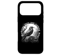 Custodia per iPhone 17 Pro Max BUIO CI E NIENTE DI PIÙ Il Raven Edgar Allan Poe Meme