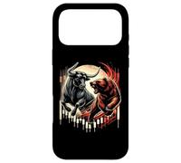 Custodia per iPhone 17 Pro Max Bull vs Bear Market Epica battaglia delle forze finanziarie Forex