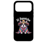 Custodia per iPhone 17 Pro Max Bulldog francese El Squatcho Poncho divertente Bulldog francese
