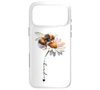 Custodia per iPhone 17 Pro Max Bumble Bee Flower Cute Bee Daisy Honeycomb Be Kind Bee Boho