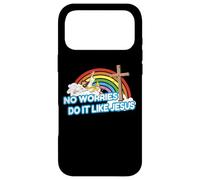 Custodia per iPhone 17 Pro Max Bungee Jump, Cristiani Religione Cristo Bungee Jumping Gesù