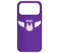 Custodia per iPhone 17 Pro Max Bunny in Heaven with Halo Cute Kawaii Y2K 90s Arcangelo