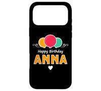 Custodia per iPhone 17 Pro Max Buon compleanno dicendo Anna