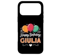 Custodia per iPhone 17 Pro Max Buon compleanno Giulia